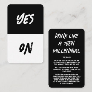 Spelkort i party visitkort