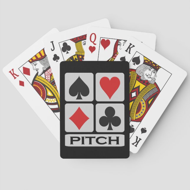 Spelkort i Pitch Player (Baksidan)