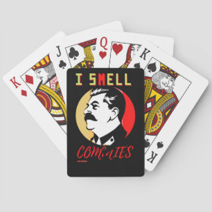 Spelkort "I SMELL COMMIES 3 STALIN"