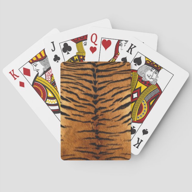 Spelkort i Tiger (Baksidan)