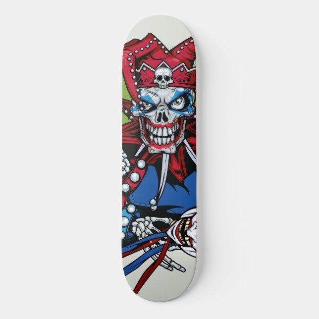 Spelkort, Joker Mini Skateboard Bräda 18,5 Cm (Framsida)