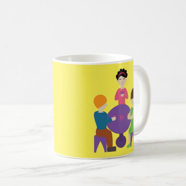 Spelkort Kaffemugg (Framsida höger)
