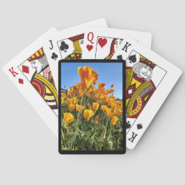 Spelkort Kalifornien Poppies Black Ram