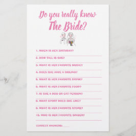 Spelkort Känner du verkligen till Bride Flyer? Flygblad
