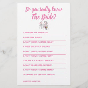 Spelkort Känner du verkligen till Bride Flyer? Flygblad