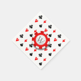 Spelkort Kostym Pappersservett