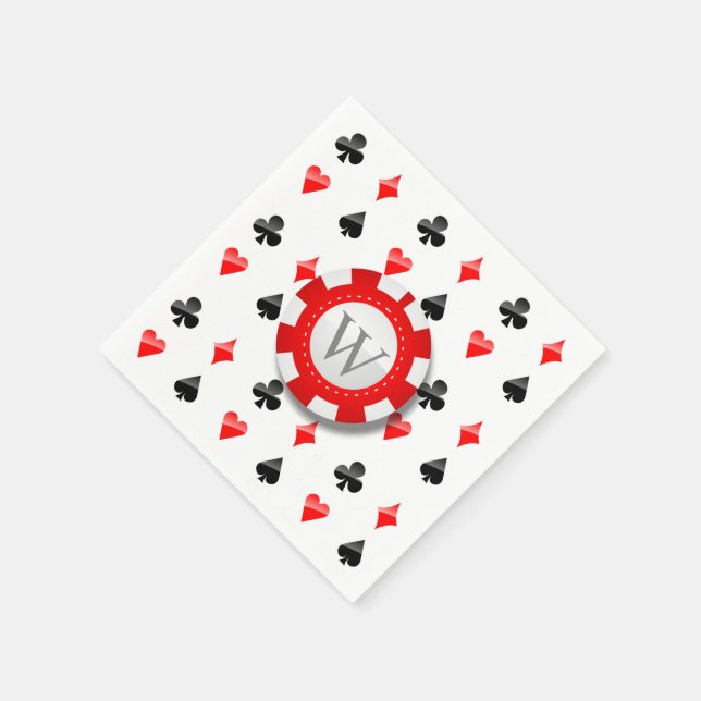 Spelkort Kostym Pappersservett (Hörn)