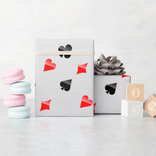 Spelkort Kostym Presentpapper (Baby Shower)