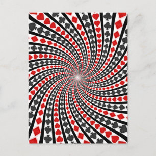 Spelkort Kostym Spiral: Vykort