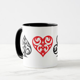 Spelkort Kostym-symboler Mugg