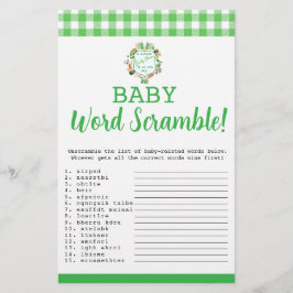 Spelkort Lucky Baby Ord Scramble baby Flygblad