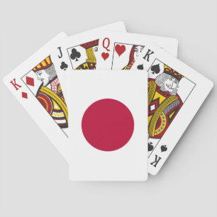 Spelkort med Flagga Japan
