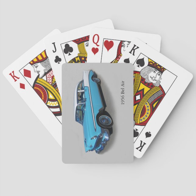 Spelkort på 1956 tum Luft (Baksidan)