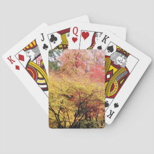 Spelkort på höst färger