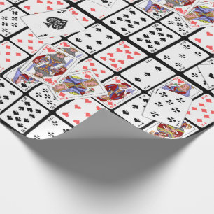 Spelkort Poker Euchre Gift Wrap Presentpapper