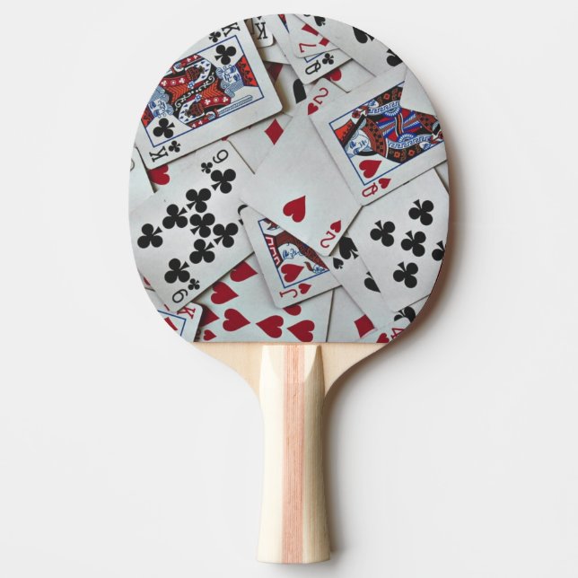 Spelkort Poker Games Queen Kung Pingisracket (Framsidan)