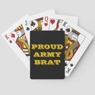Spelkort, proud Army Brat Spel Kort