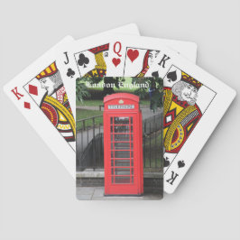 Spelkort, Red London Telefon Booth Spel Kort