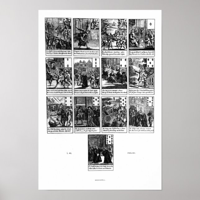 Spelkort som anger hinder poster (Framsidan)