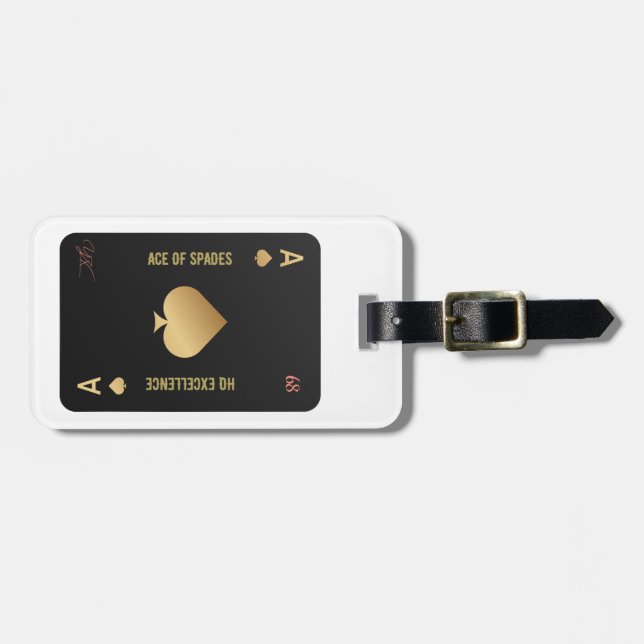 Spelkort, spadarnas yta bagagebricka (Horisontell Framsida)