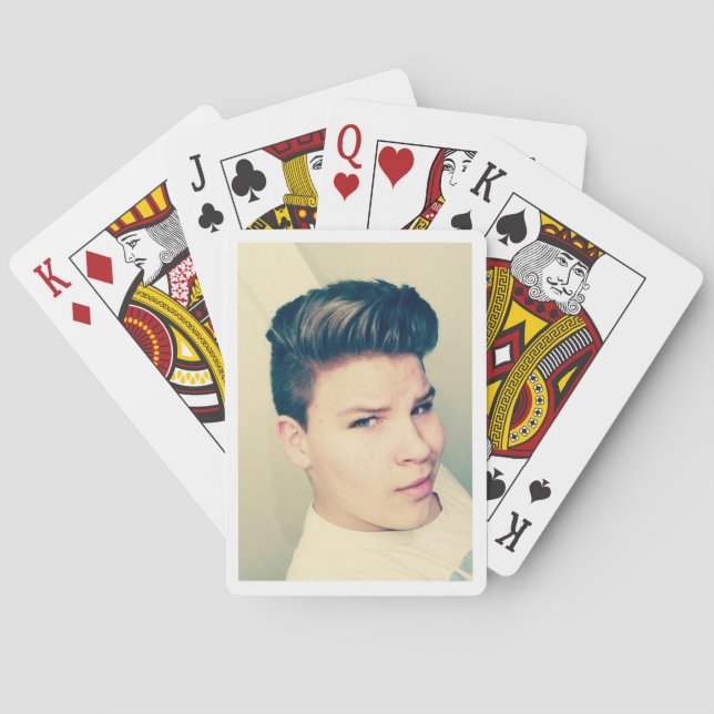 Spelkort, stil: Poker Casinokort (Baksidan)