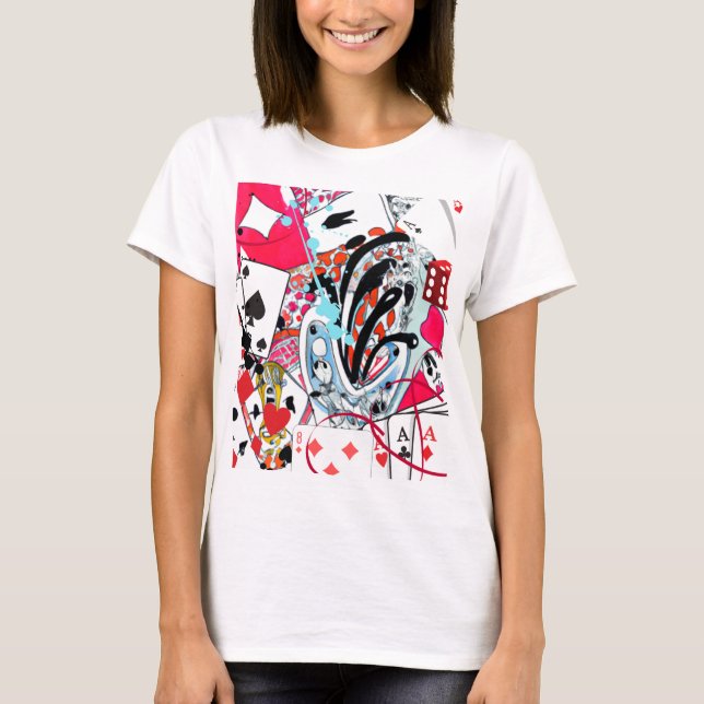Spelkort T Shirt (Framsida)