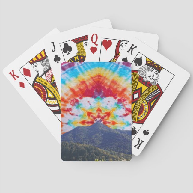 Spelkort Tie Dye Mt Tamalpais Himlar (Baksidan)