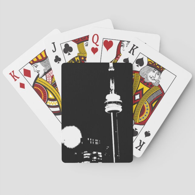 Spelkort. Toronto.  Casinokort (Baksidan)