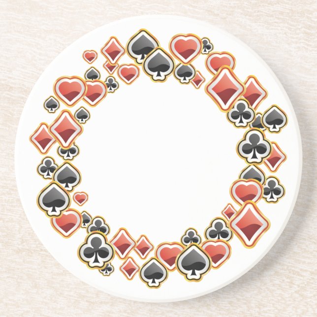 Spelkort Underlägg Sandsten (Framsidan)