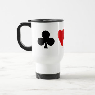 Spelkort Uppspelningskort Diamond Klubb Heart Spad Resemugg