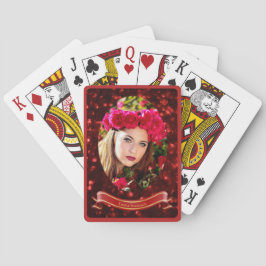 Spelkort — Woman in red