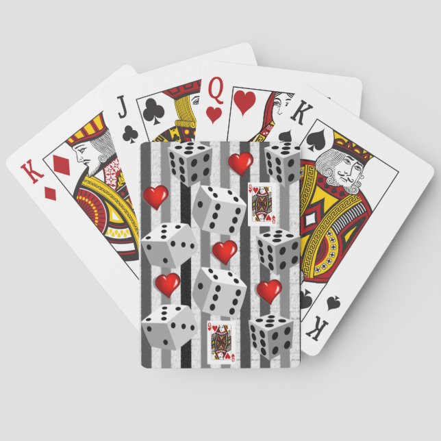 Spelkortsdäck Casinokort (Baksidan)
