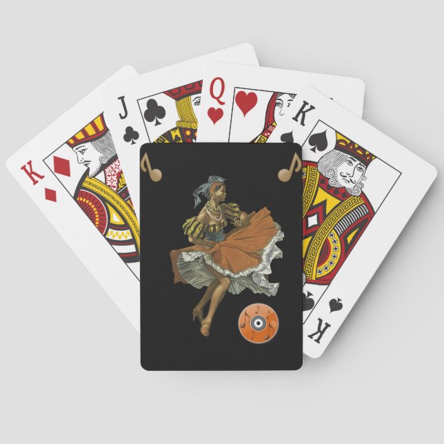 Spelkortsdäck Casinokort (Baksidan)