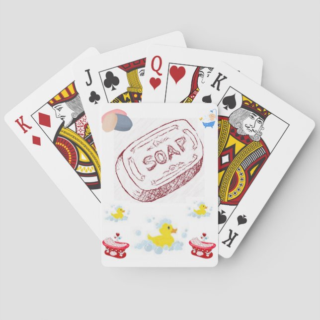 Spelkortsdäck Spel Kort (Baksidan)