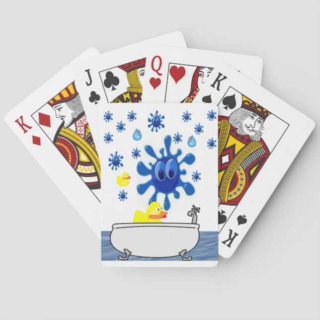 Spelkortsdäck Spel Kort (Baksidan)