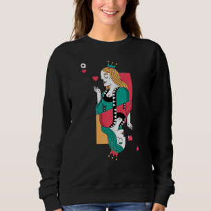 Spelkortsspelare spelar upp Heart Holdem T Shirt