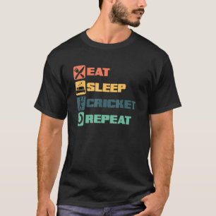 Spelkricketspelare i Boll i Fladdermus T Shirt