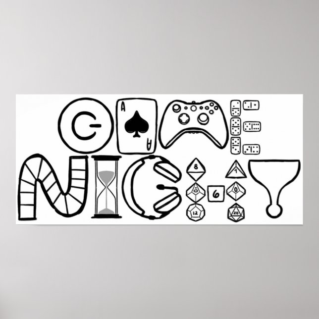 Spelkväll Poster (Framsidan)