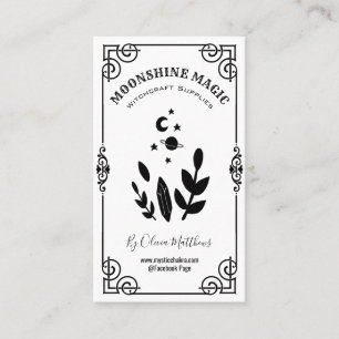 Spell Kit White Witchcraft Visitkort
