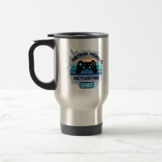 "Spelläge aktiverat - Spelkaffe Mugg" Resemugg