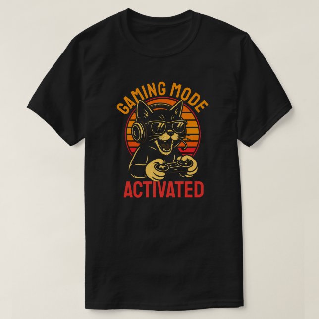 Spelläge Aktiverat T Shirt (Design framsida)