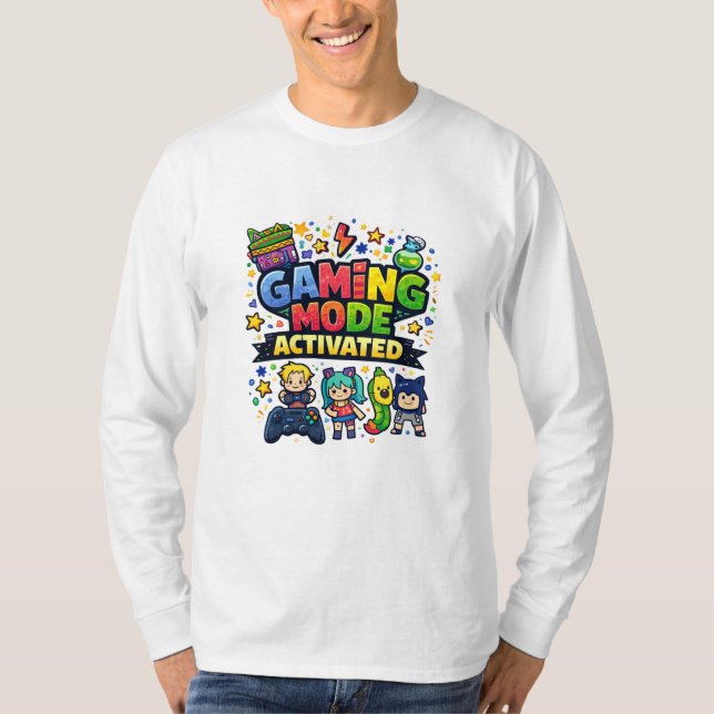 Spelläge Aktiverat T Shirt (Framsida)