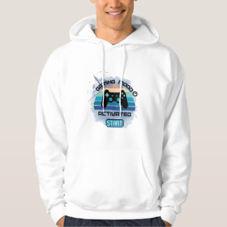 "Spelläge: ON - Power Up and Play T-Shirt" Hoodie
