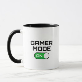Spelläge På Rolig Vippströmbrytare Spelande Kaffe Mugg