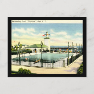 Spelland, råg, New York-Vintage Vykort