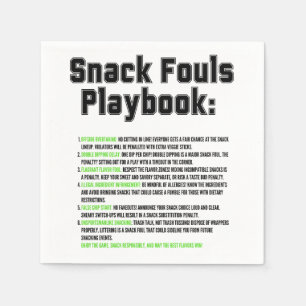 Spellbook för Snack Fouls Pappersservett