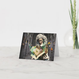 Spellbook Halloween Kort