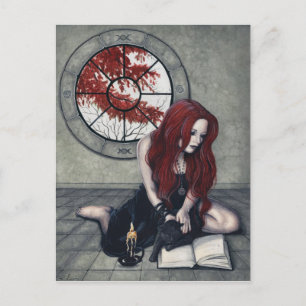 Spellbook häxavykort vykort