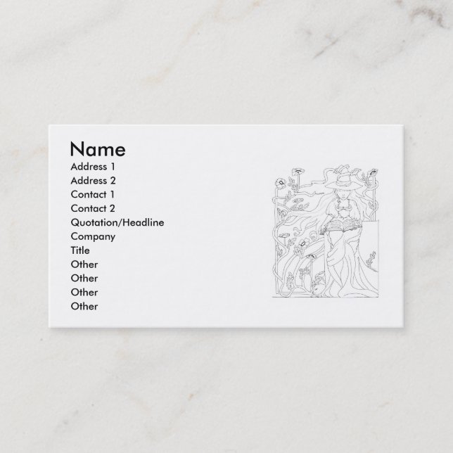 Spellbook visitkort (Framsida)