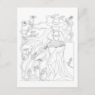 Spellbook Vykort